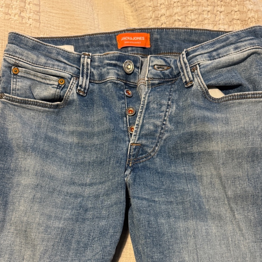 Jack & Jones Denim Blue Slim Jeans